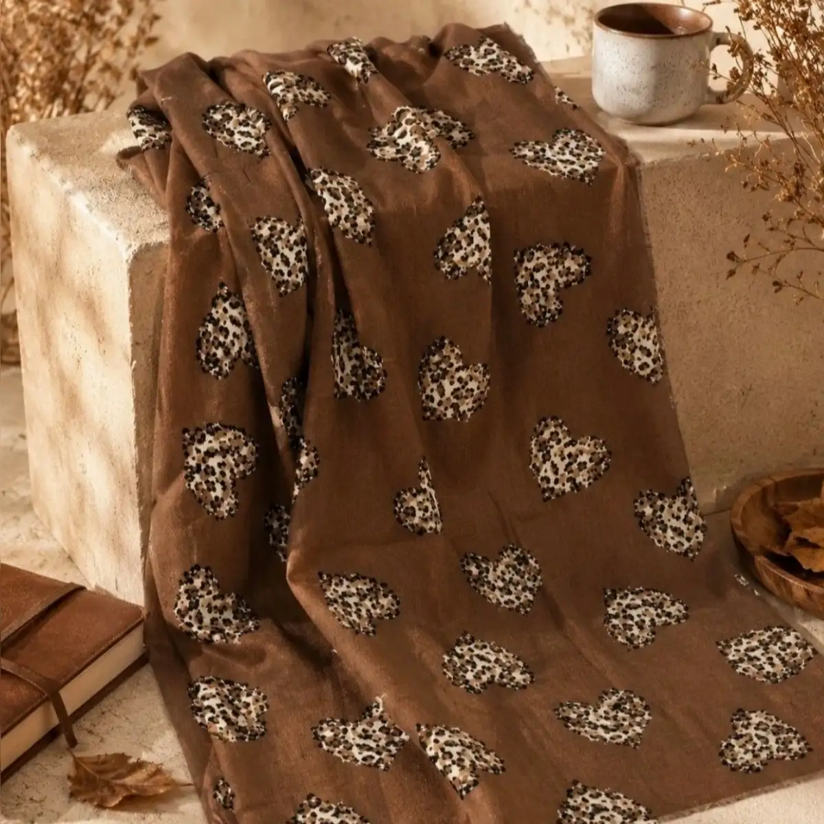 FOULARD COEURS LEO